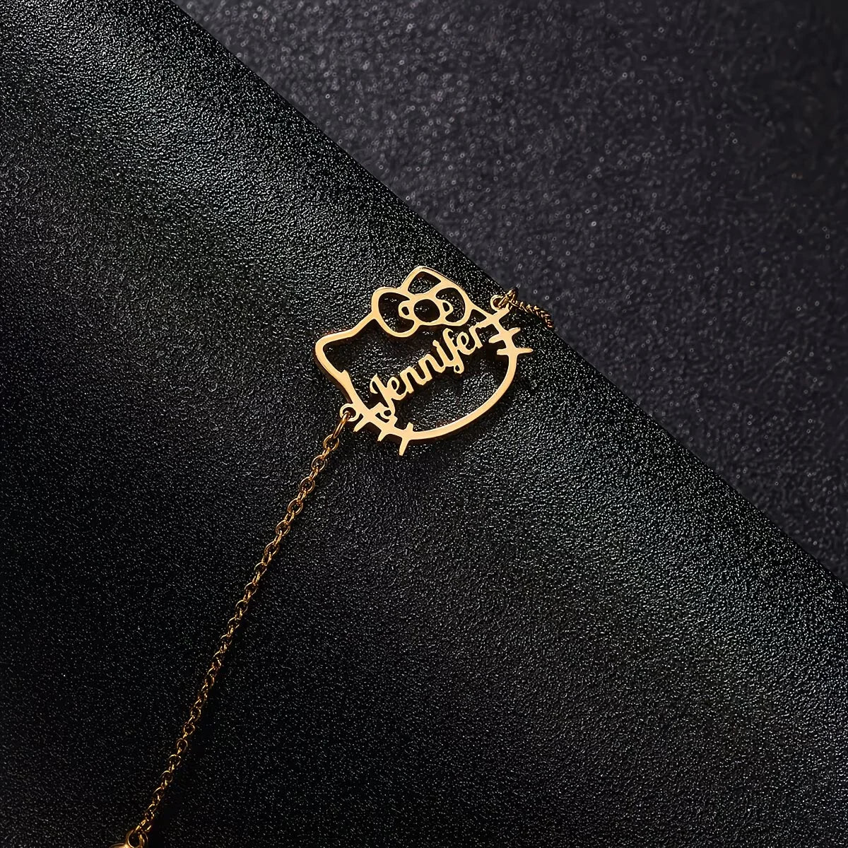 Personalized Name Bracalet Kitty Chain
